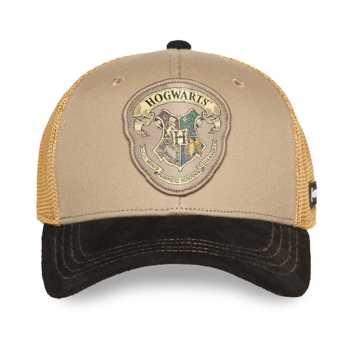 Casquette trucker Harry Potter beige/noir, CAPSLAB