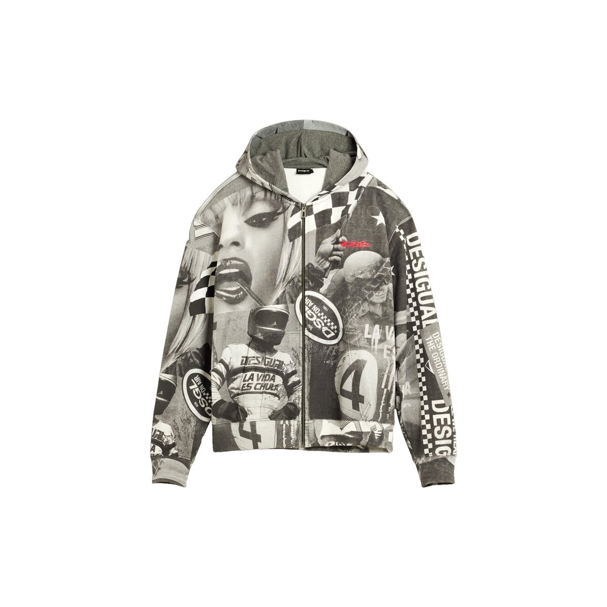 Sweat imprimé gray, DESIGUAL