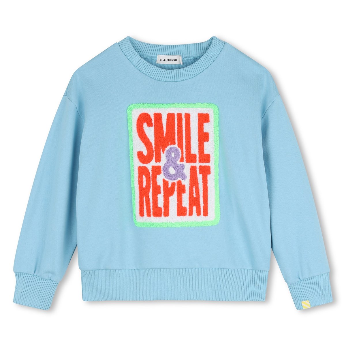 Sweat col rond mineral blue, BILLIEBLUSH