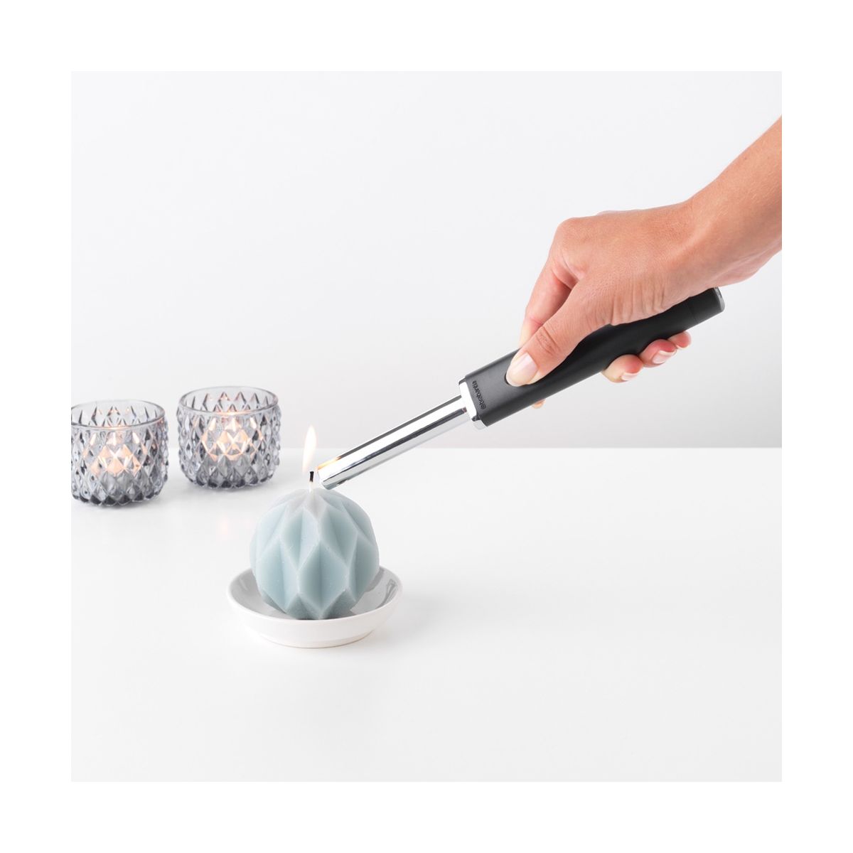Allume gaz Tasty Dark Grey couleur unique, BRABANTIA