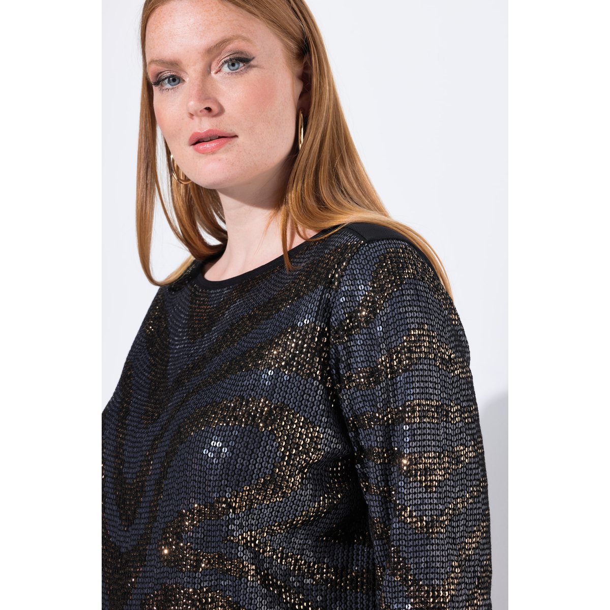 Blouse doublée noir, ULLA POPKEN
