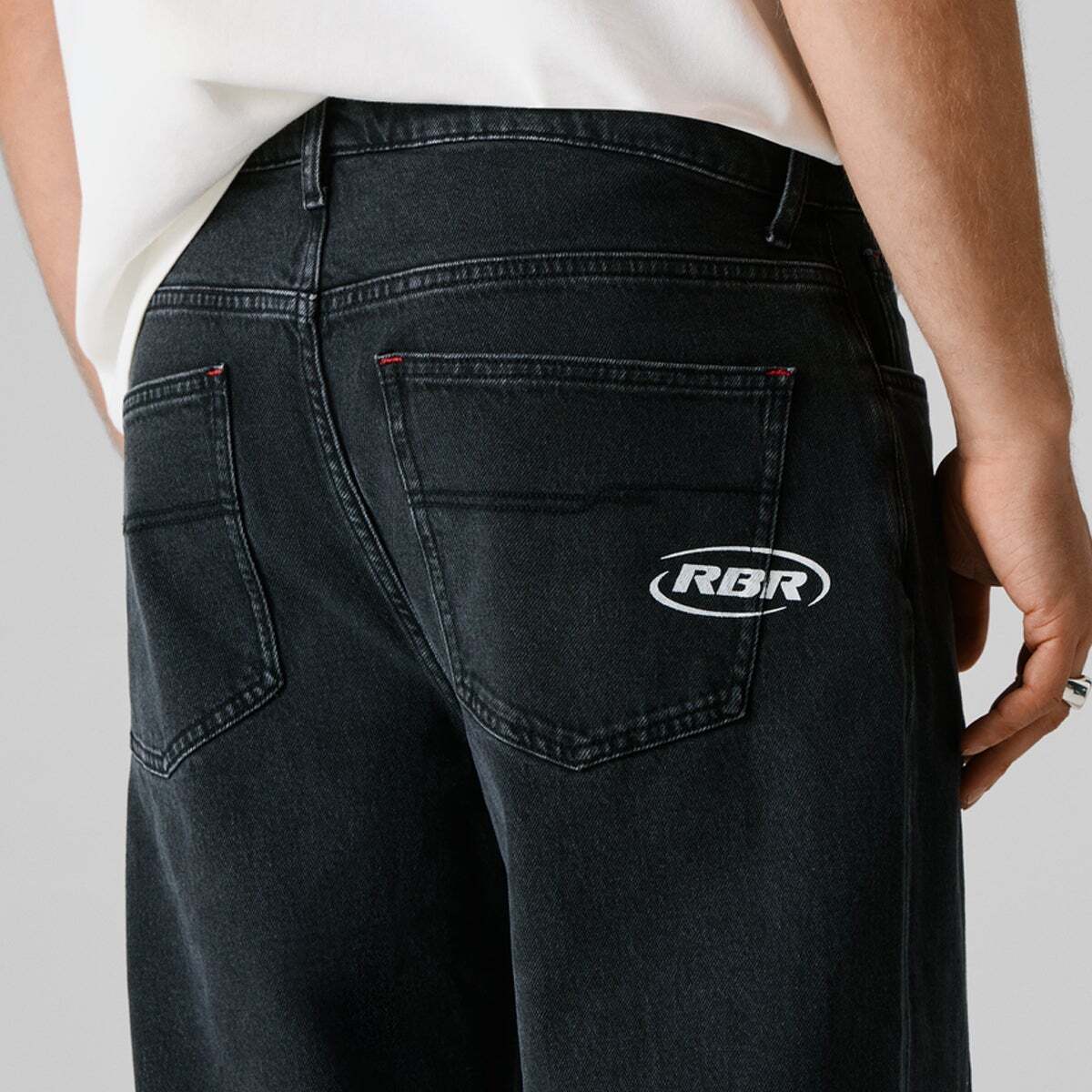 Jean Coupe Large, Taille Haute couleurs délavées, PEPE JEANS