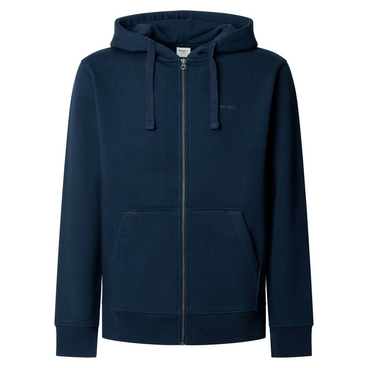 Sweat-Shirt À Capuche Et Fermeture Éclair Coupe Regular bleu dulwich, PEPE JEANS