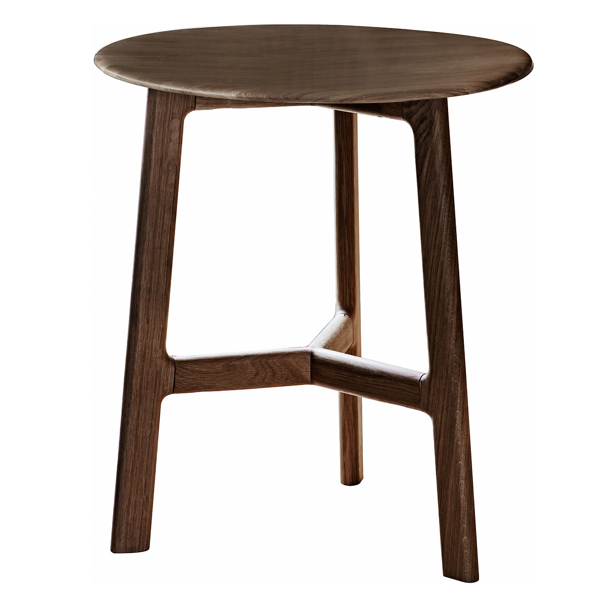 Murwara Mid-Century Round Walnut Side Table walnut, ÉDITÉ