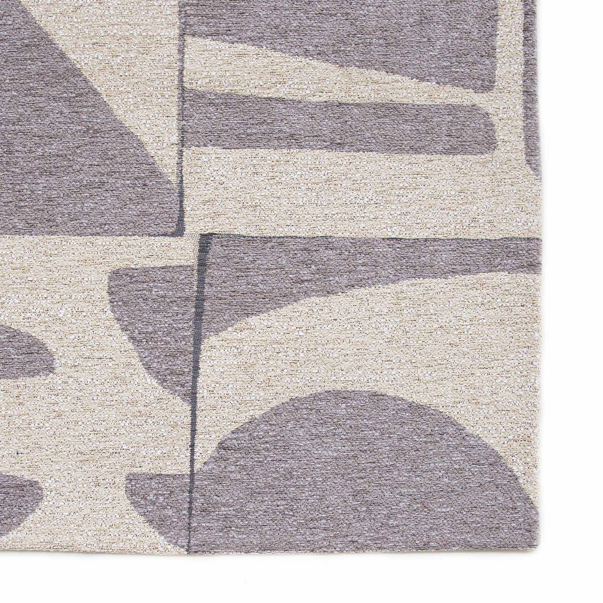 Tapis intérieur/extérieur tissé plat ROPY gris, NOVATREND