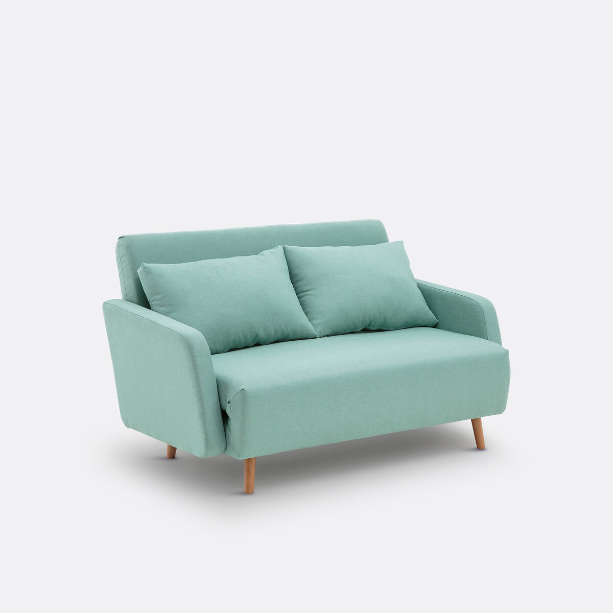 Canapé convertible tissu texturé 2 places, Cosico céladon, LA REDOUTE INTERIEURS
