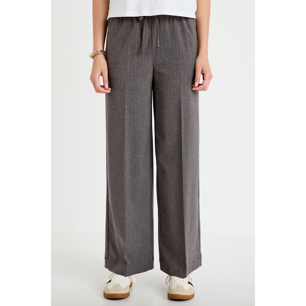 Pantalon bootcut taille standard gris, CACHE CACHE