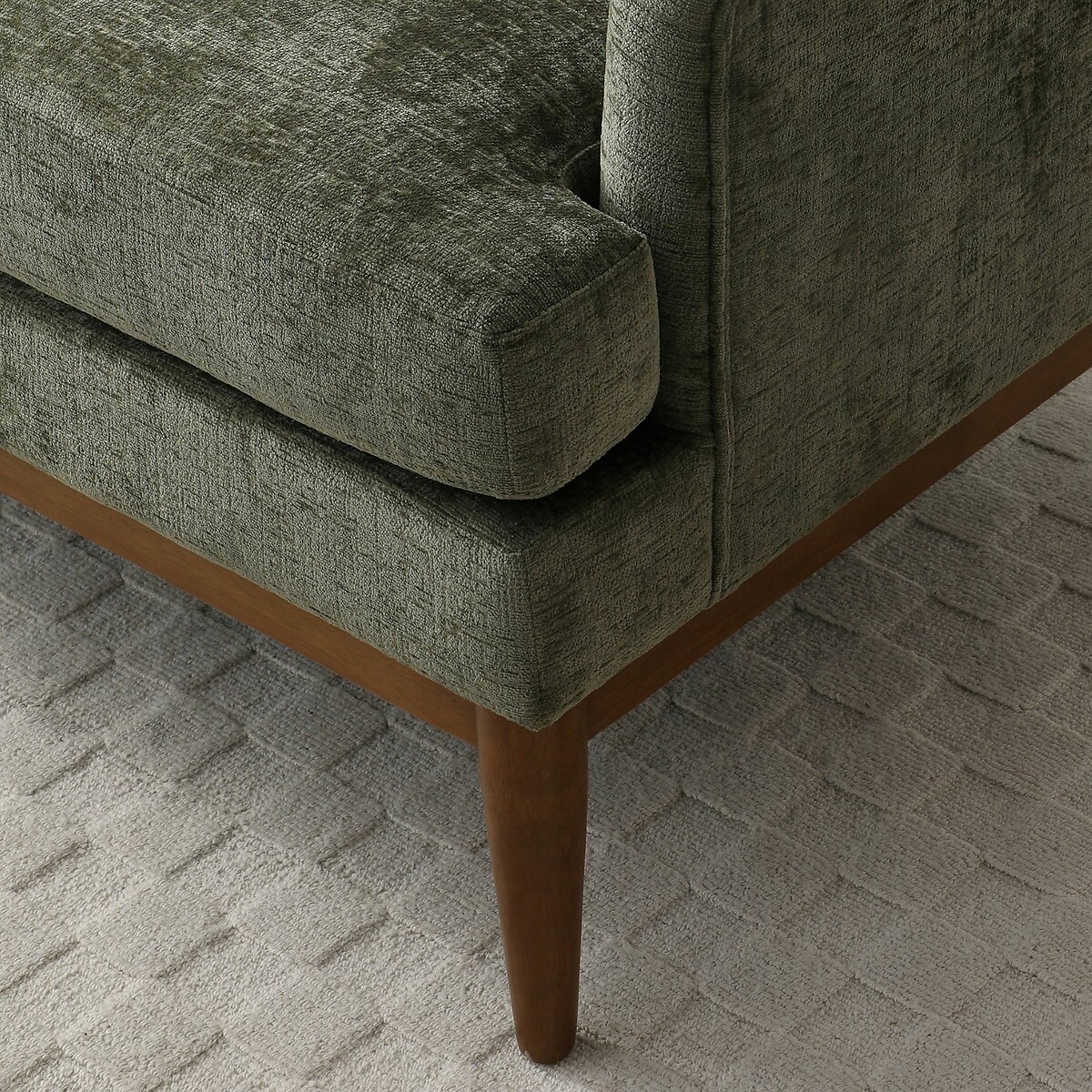 Bexley Chenille Accent Chair olive, SO'HOME
