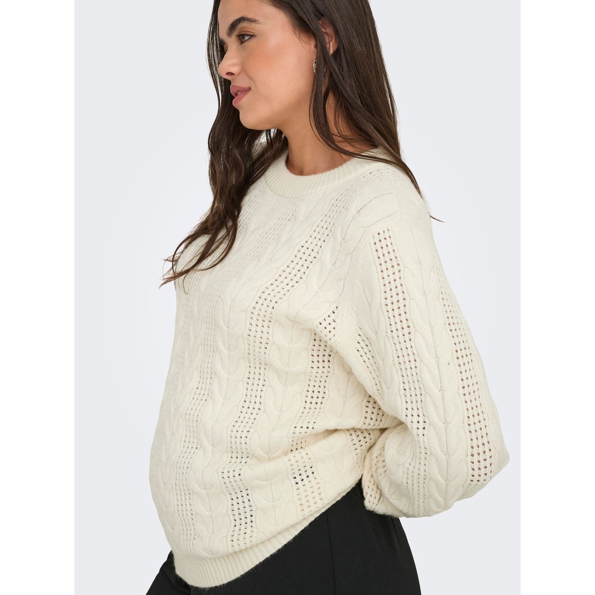 Pull En Maille whitecap gray 1, ONLY CARMAKOMA