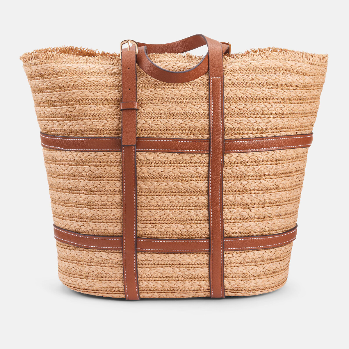 Panier shopper, Kirstine beige, PIECES