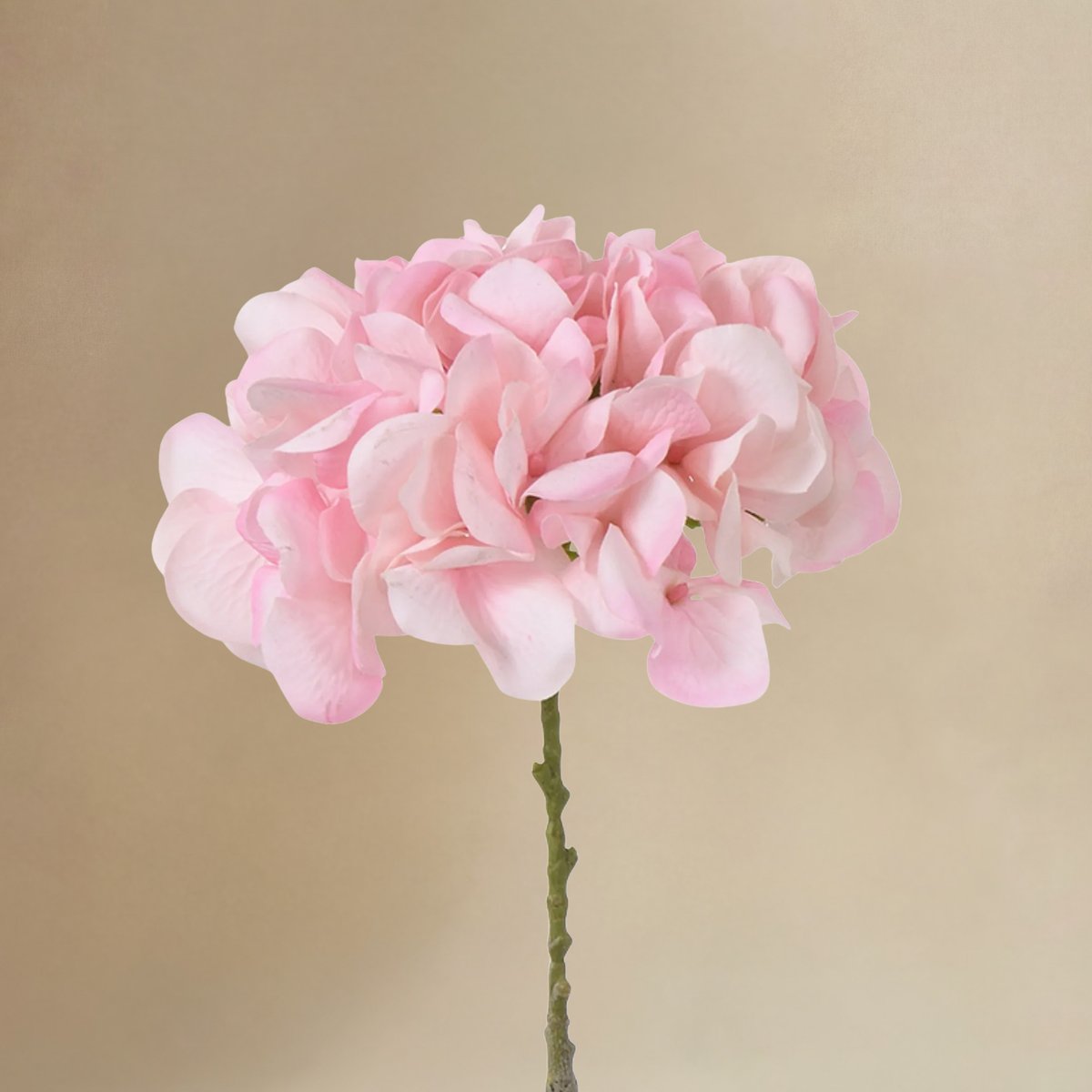Bouquet de 9 tiges d'hortensia artificiel H63 rose, SIA