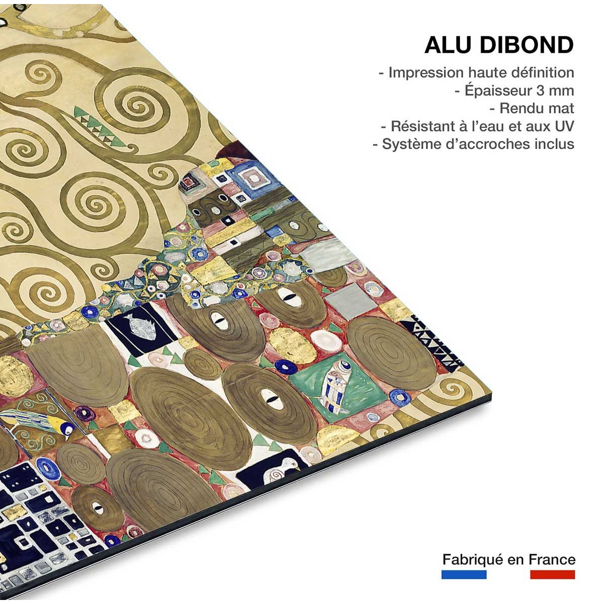 L'arbre de vie -Tableau gustave klimt tableau alu dibond, HEXOA