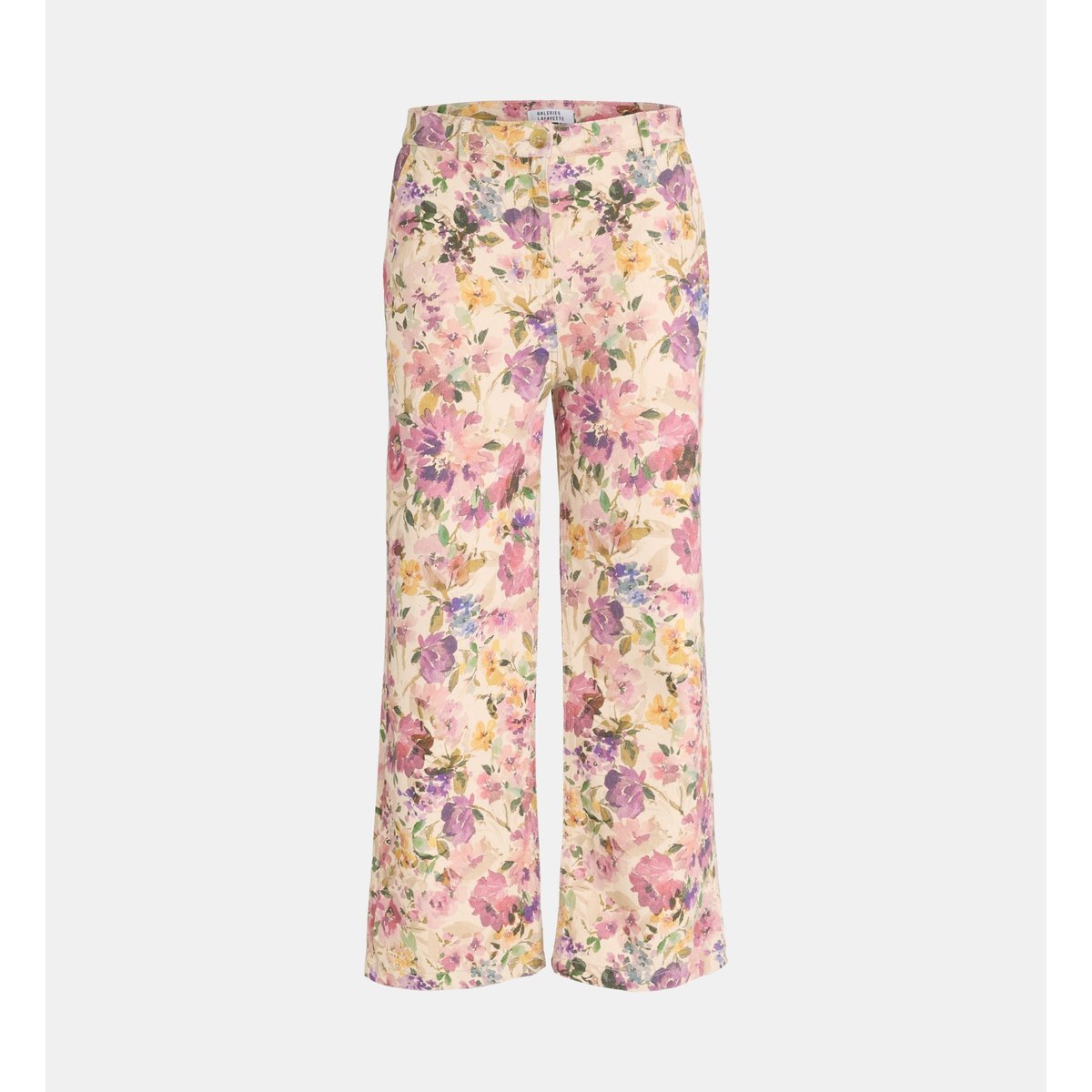 Jean droit blake new giv fleuri coton multicolore, GALERIES LAFAYETTE