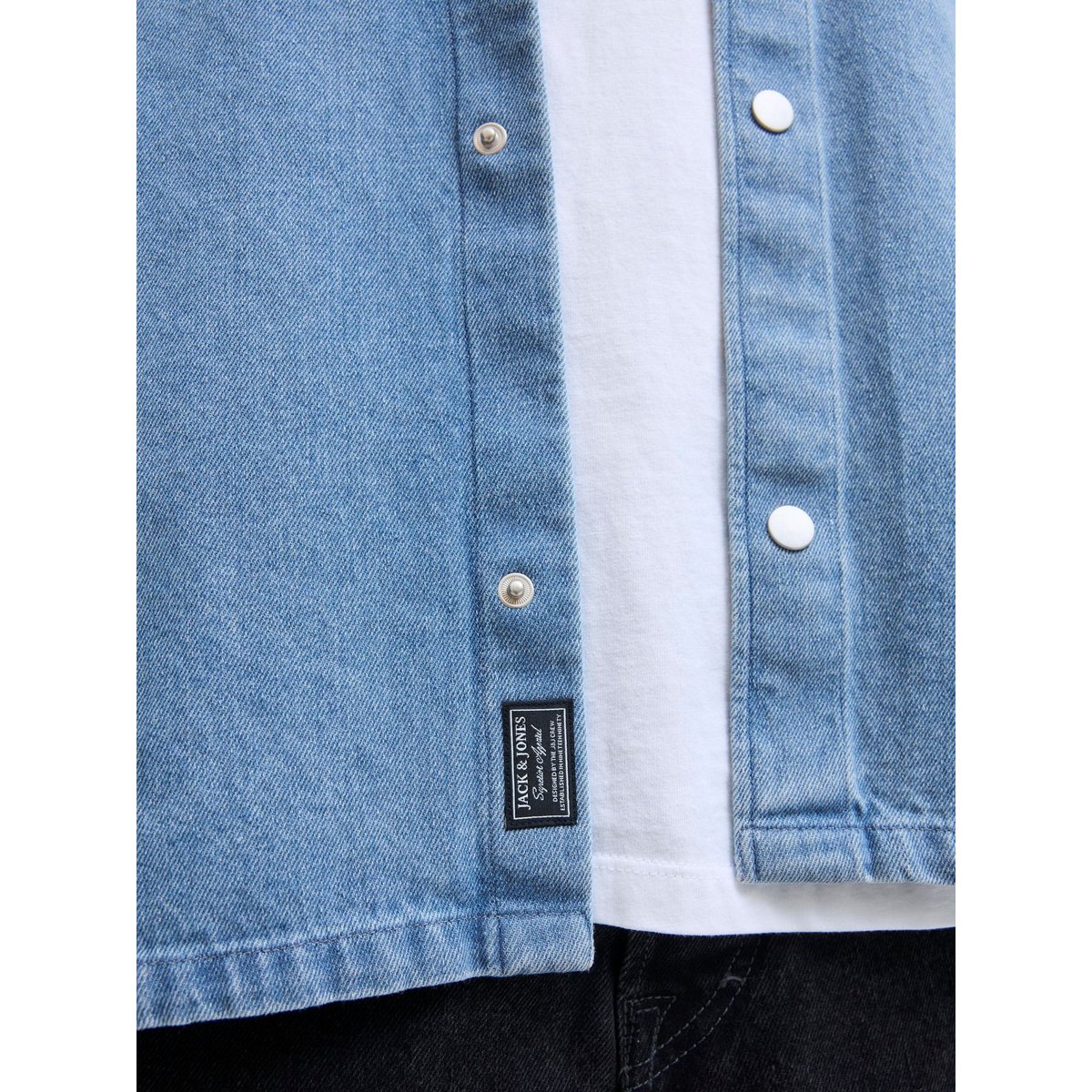 Chemise En Denim light blue denim, JACK & JONES