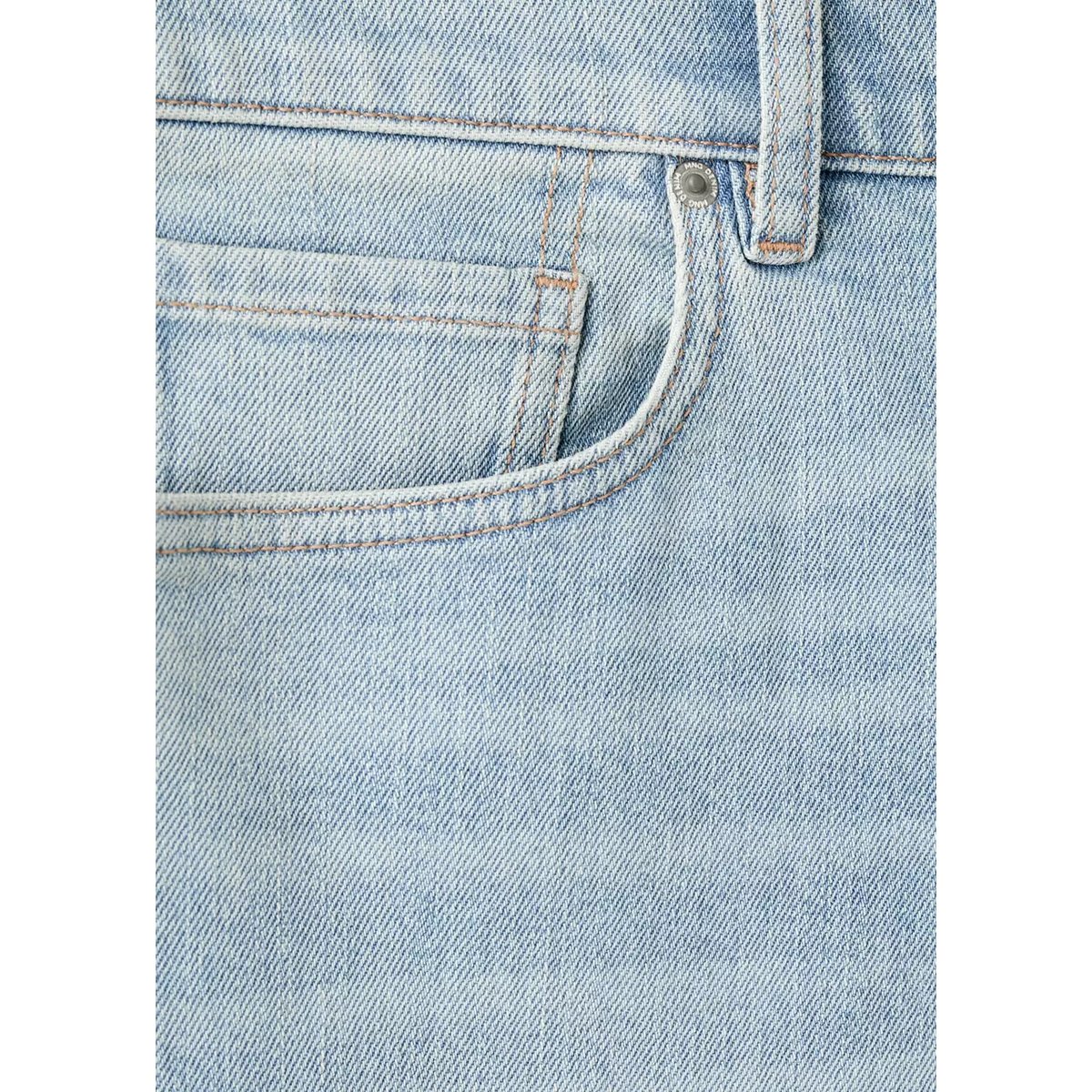 Bermuda en jean slim fit bleu clair, MANGO MAN