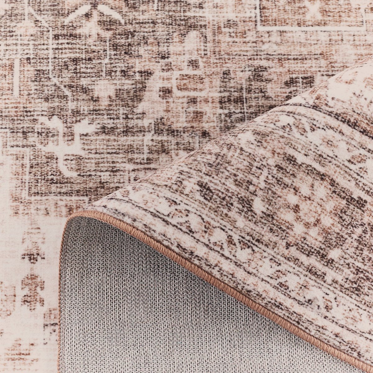 Tapis à imprimé oriental OTTOMAN beige, NAZAR RUGS