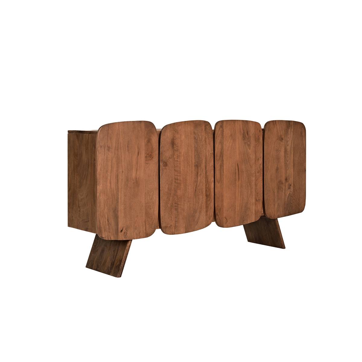 Buffet en bois de manguier BASTIEN bois foncé, MADE IN MEUBLES