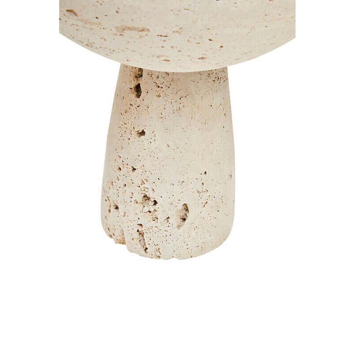 Decorative Travertine Pedestal Bowl natural, FIFTY FIVE SOUTH