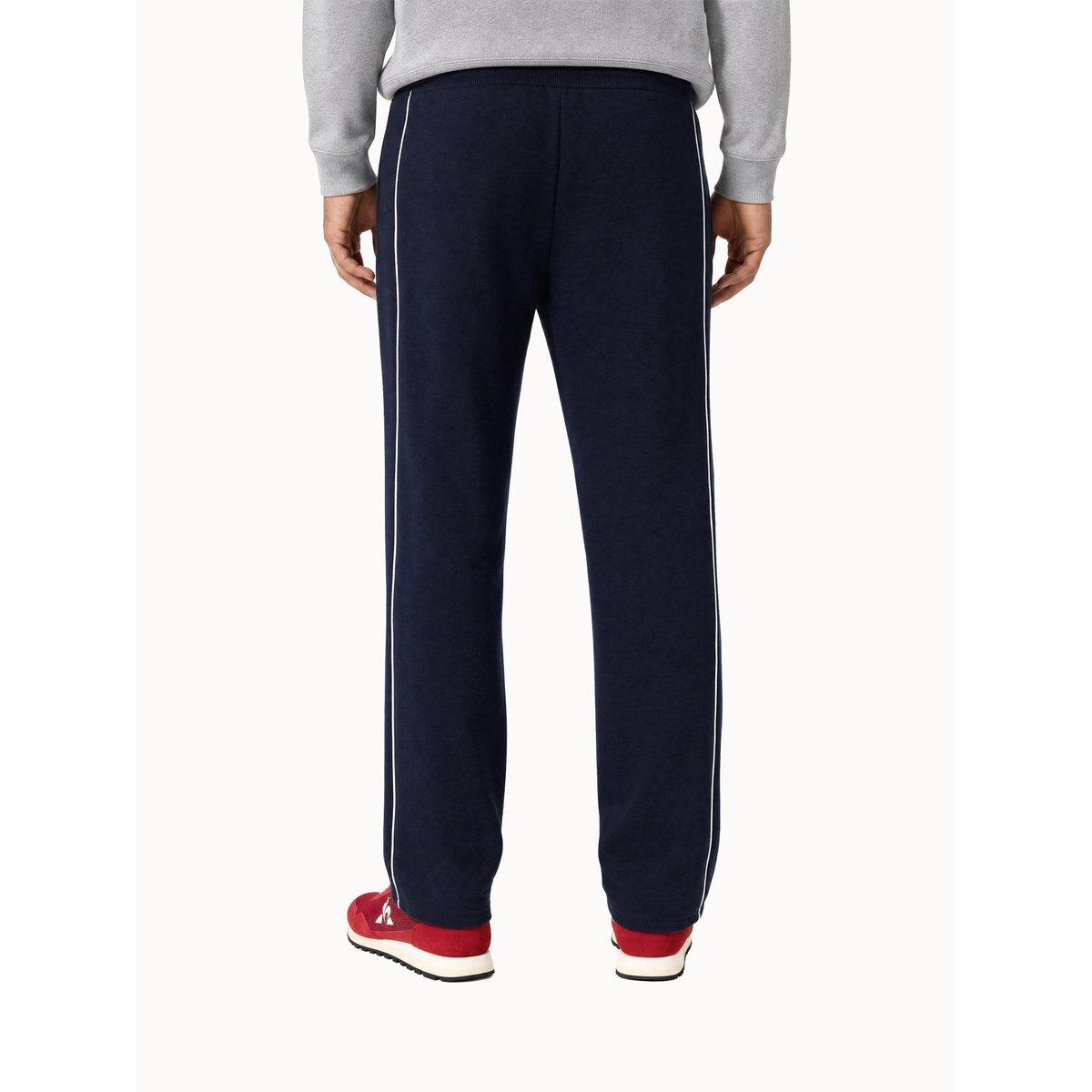 Pantalon droit en double face avec liseré blanc Tricolores sky captain, LE COQ SPORTIF