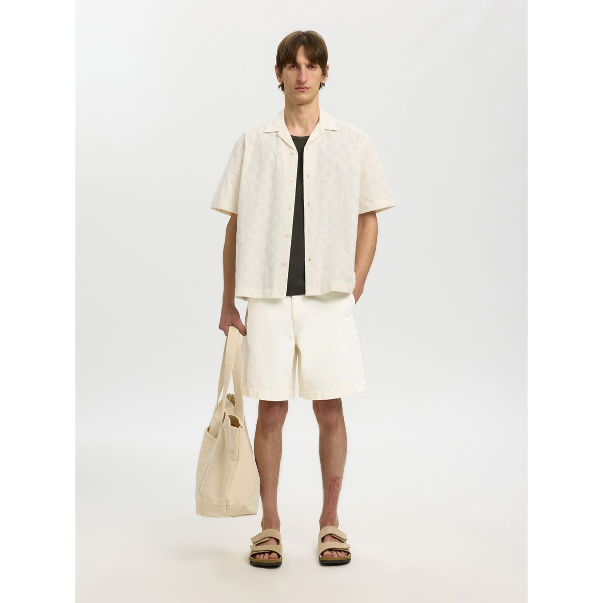 Short ecru, SELECTED