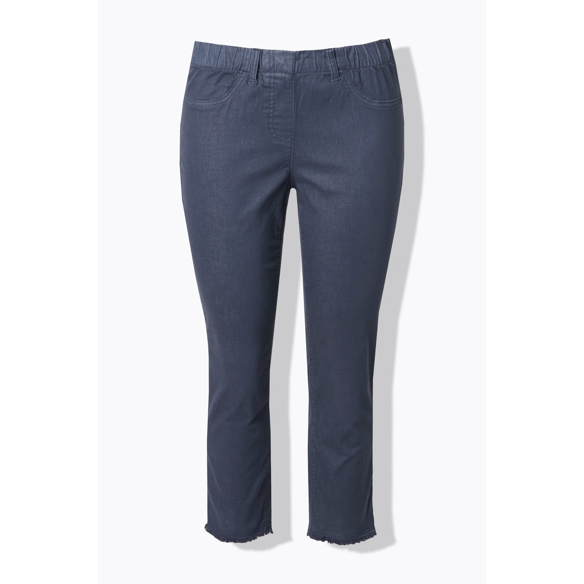 Pantalon 7/8 Sienna. Jambe étroite et ourlet marine, ULLA POPKEN