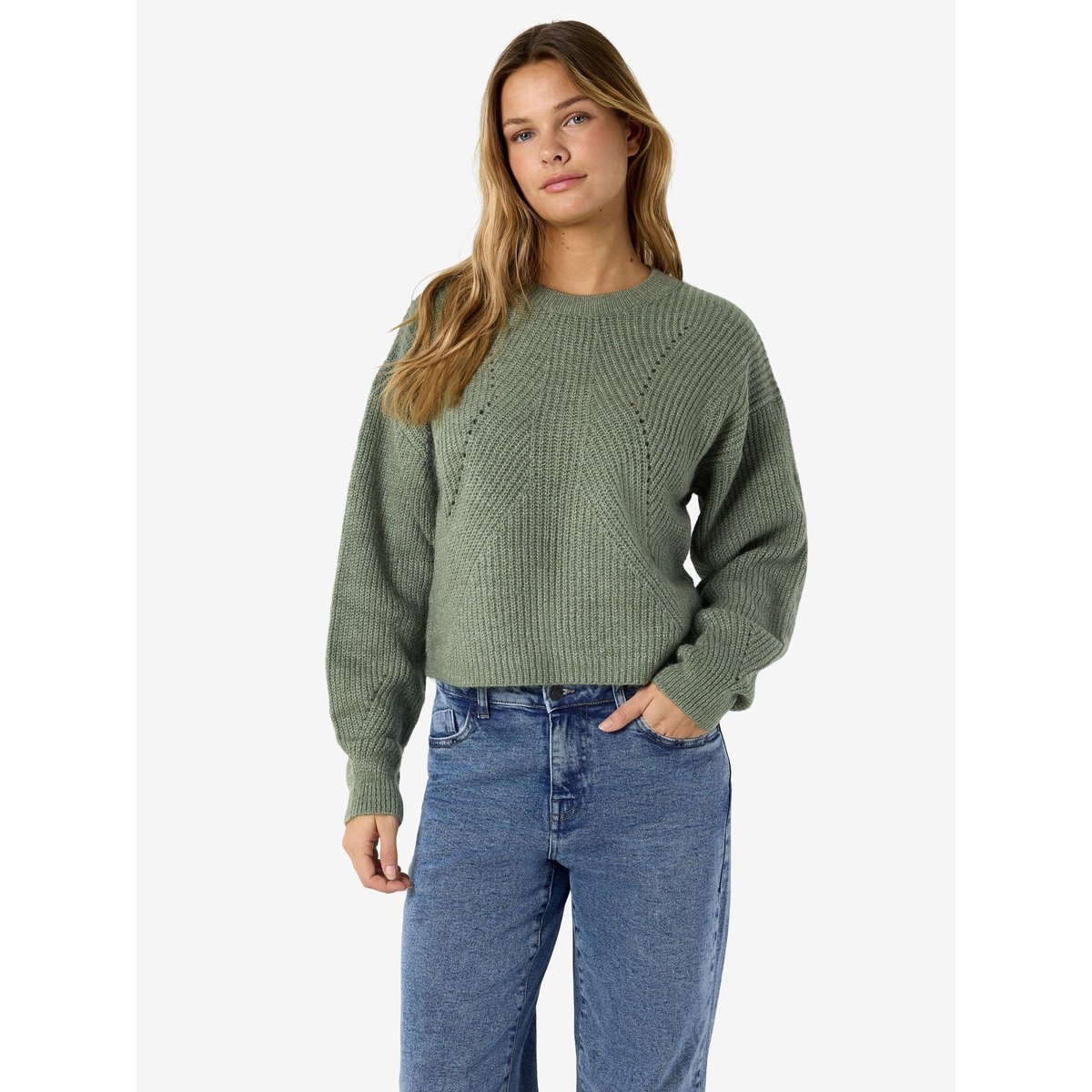 Pullover vert - laurel wreath1, NOISY MAY