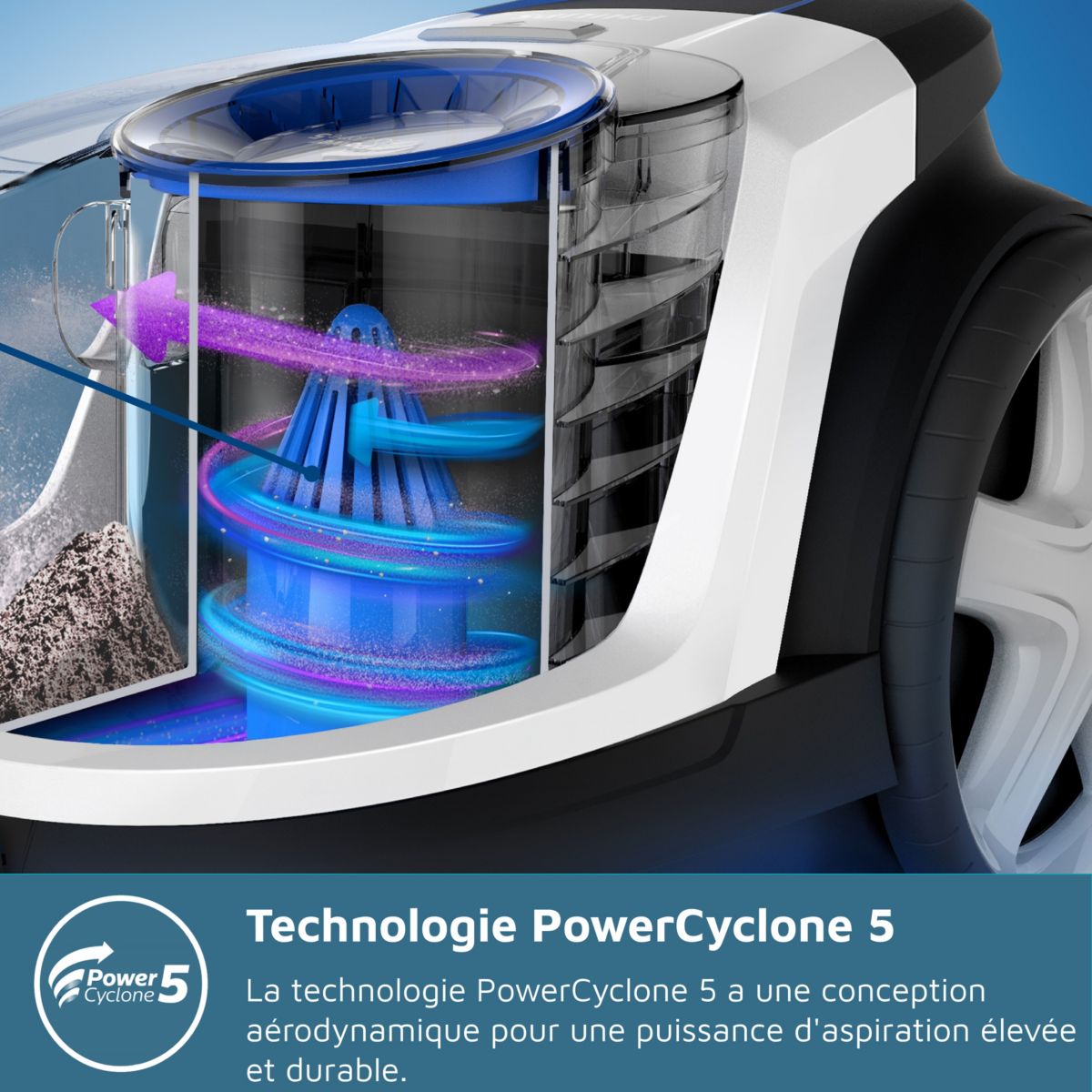 Aspirateur sans sac FC9332/09 couleur unique, PHILIPS