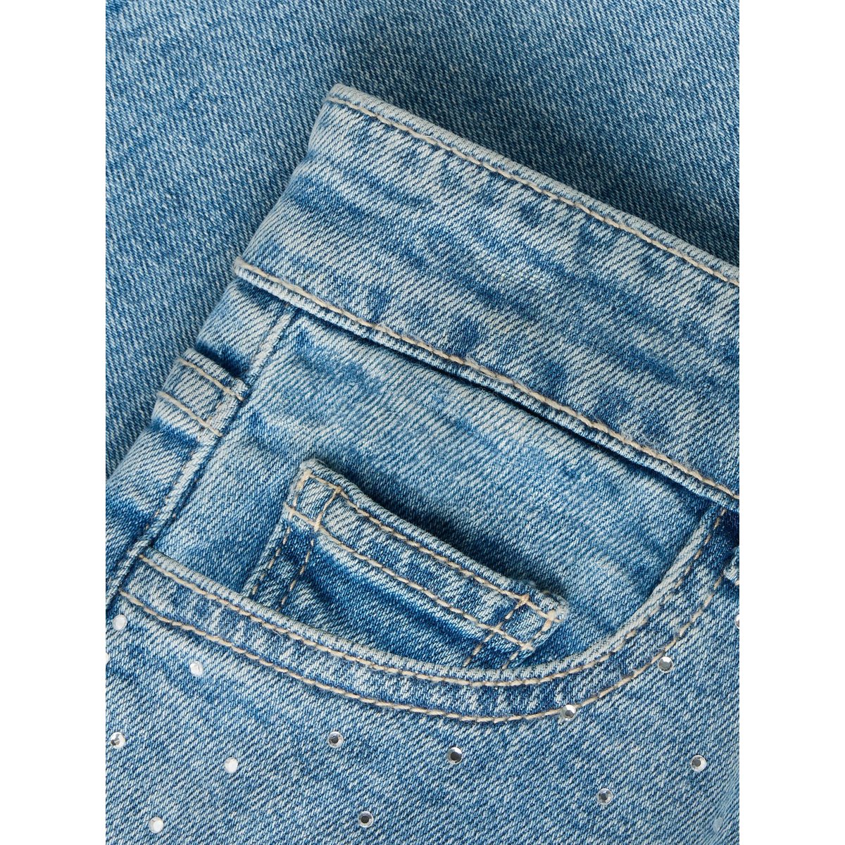 Shorts En Jean bleu - medium blue denim1, NAME IT