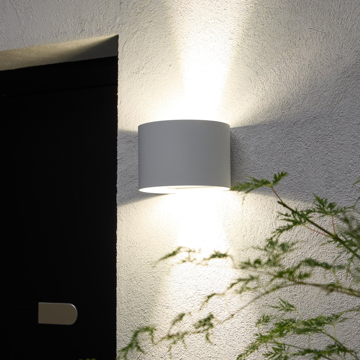 Applique LED ronde, ROXBURY blanc, INSPIRE