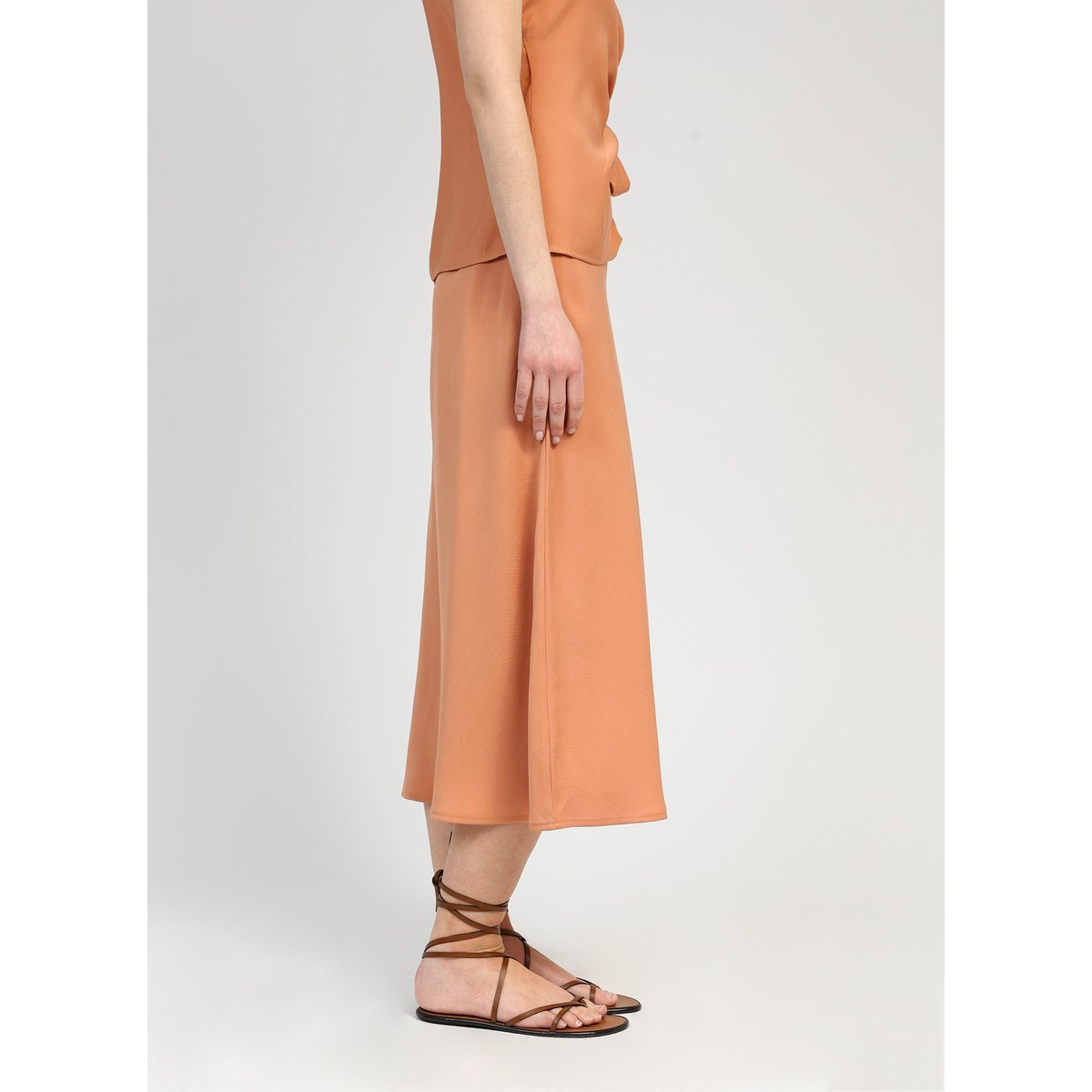 Jupe Midi GALVY terracotta, AN'GE