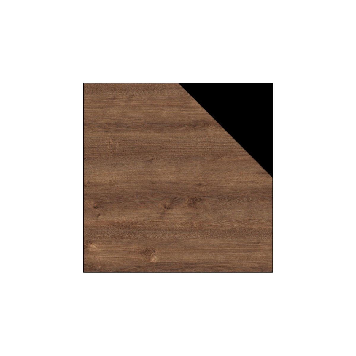 Table basse effet bois et métal style industriel, TIM bois, BEST MOBILIER