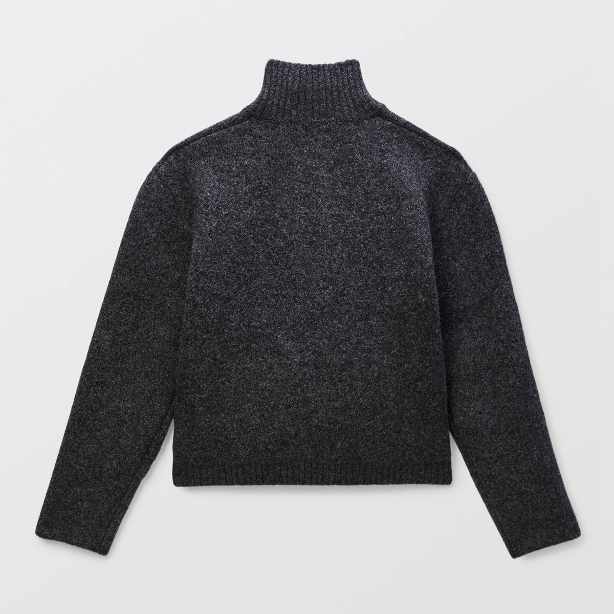 Veste zippée unie contenant de la laine requin, MONOPRIX