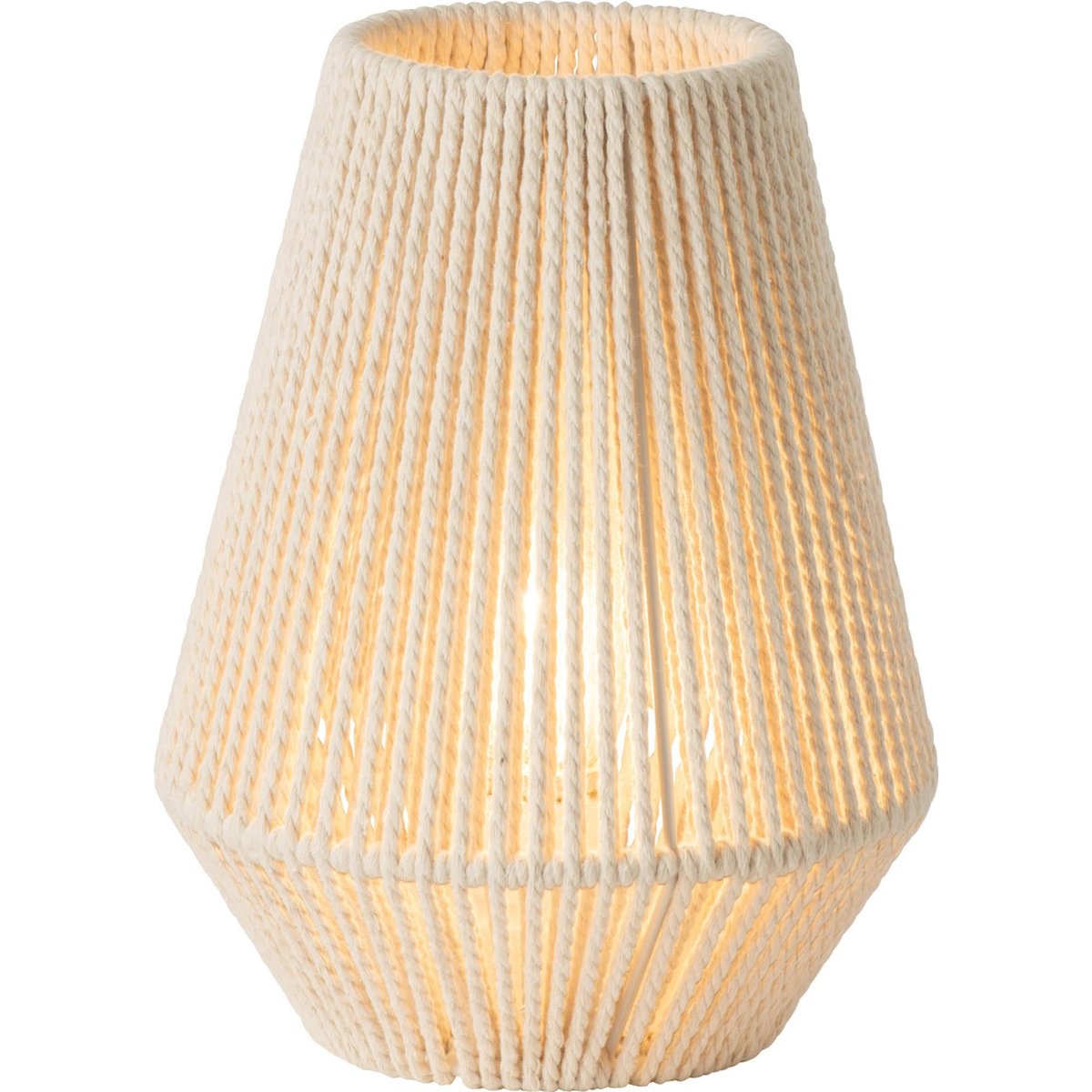 Lampe de table en corde de coton grège, RECOLLECTION