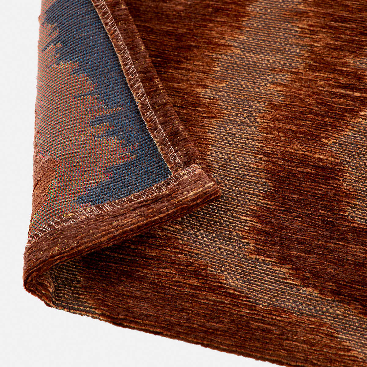 Frankie Flat Woven Moiré Effect Rug amber, LA REDOUTE INTERIEURS