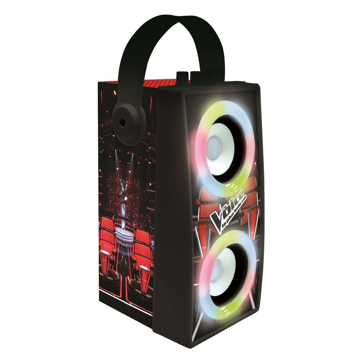 Enceinte Tendance Bluetooth® portable avec micro The Voice noir, LEXIBOOK