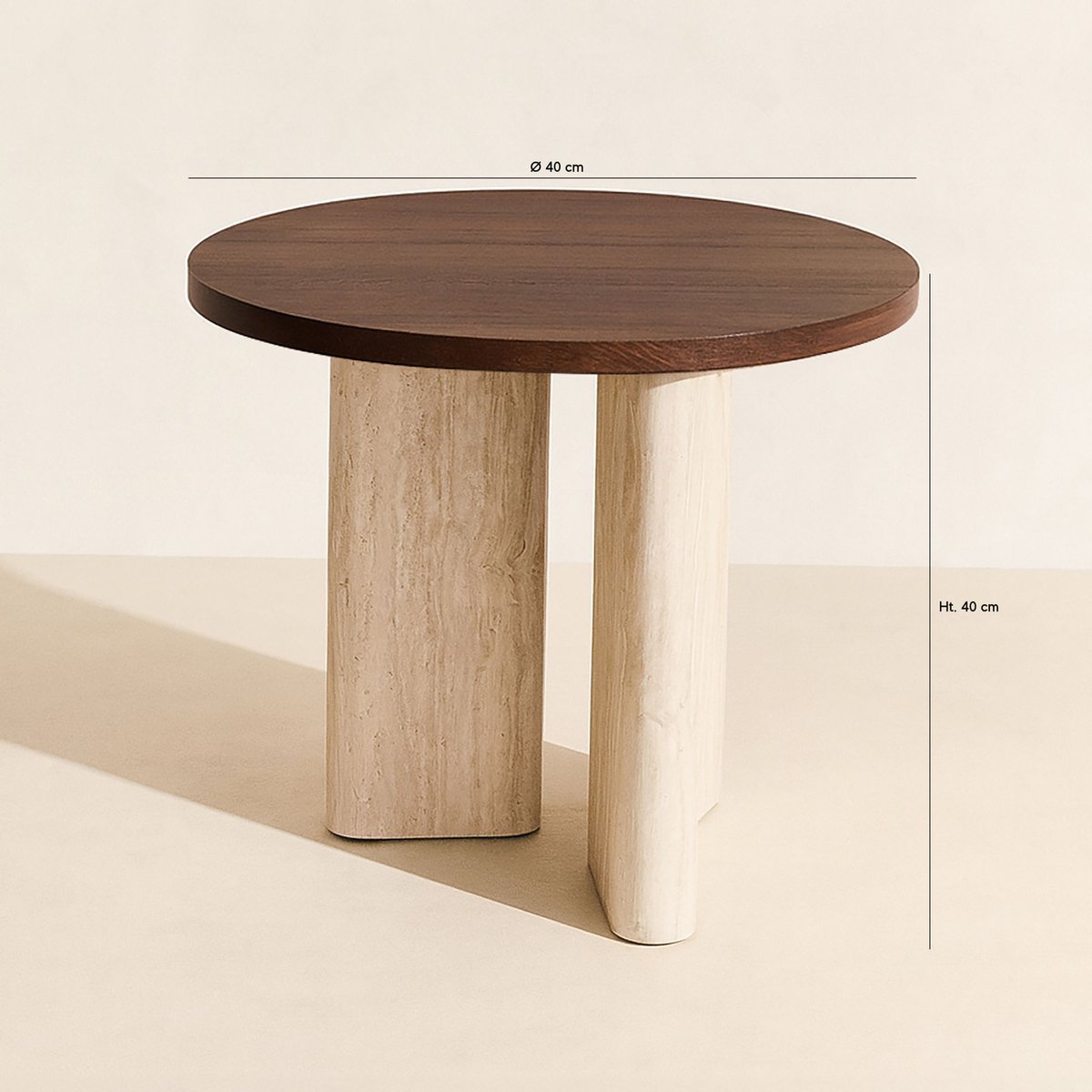 Table d'appoint, AMBER naturel, NOW'S HOME