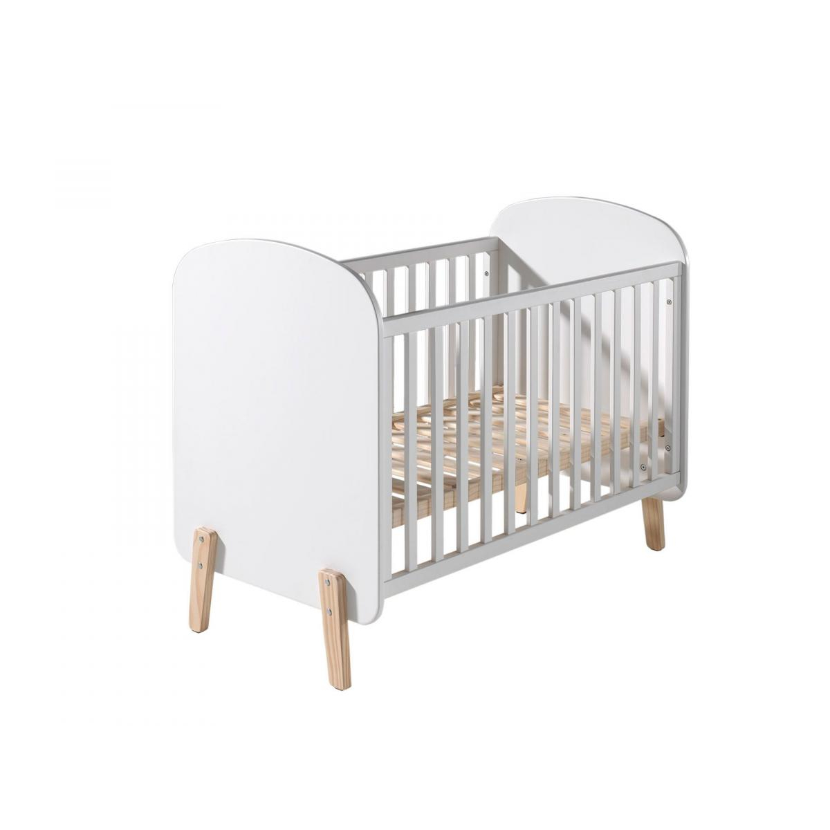 KIDDY Lit bébé + Commode 3 tiroirs + Plan à langer + Armoire bleu, VIPACK
