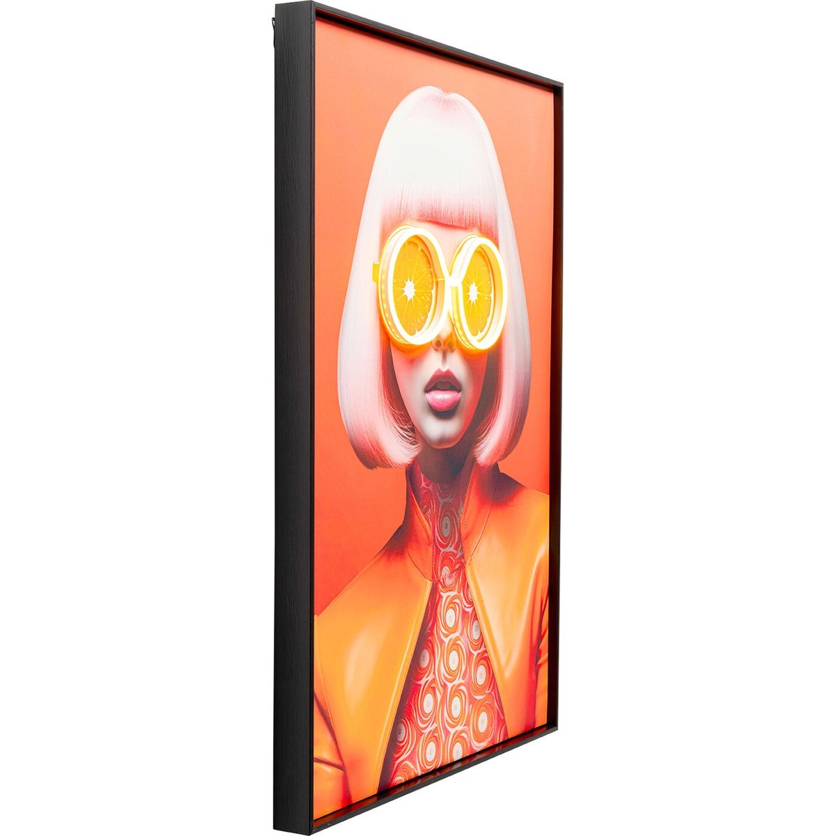 Tableau LED lunettes de soleil oranges orange, KARE DESIGN