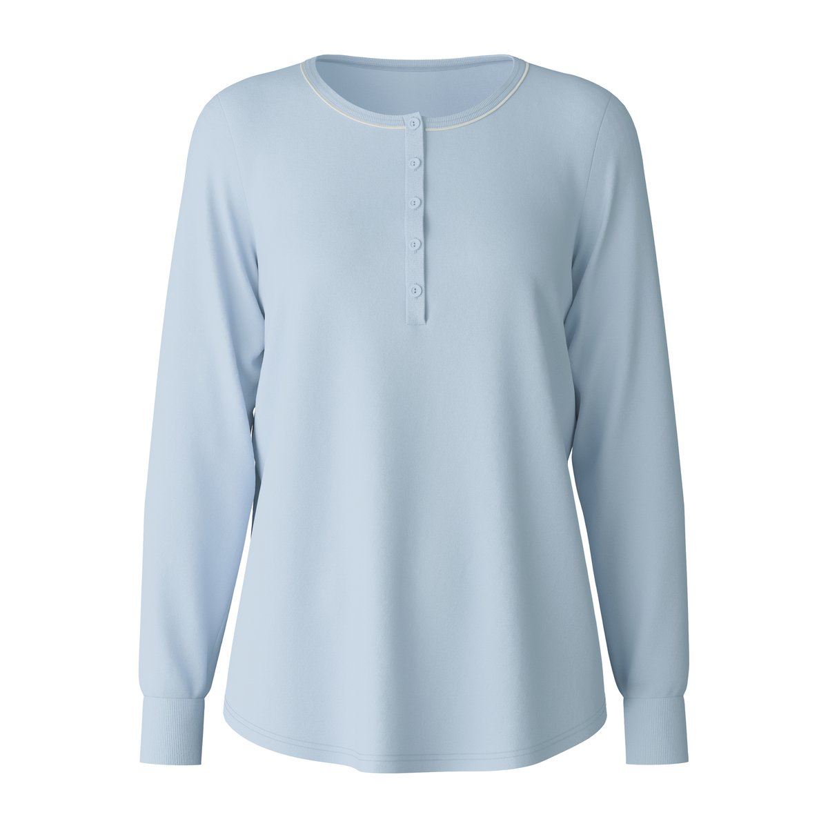 T-shirt à manches longues manches longues Coton FAVOURITES CATS bleu harmonie, CALIDA