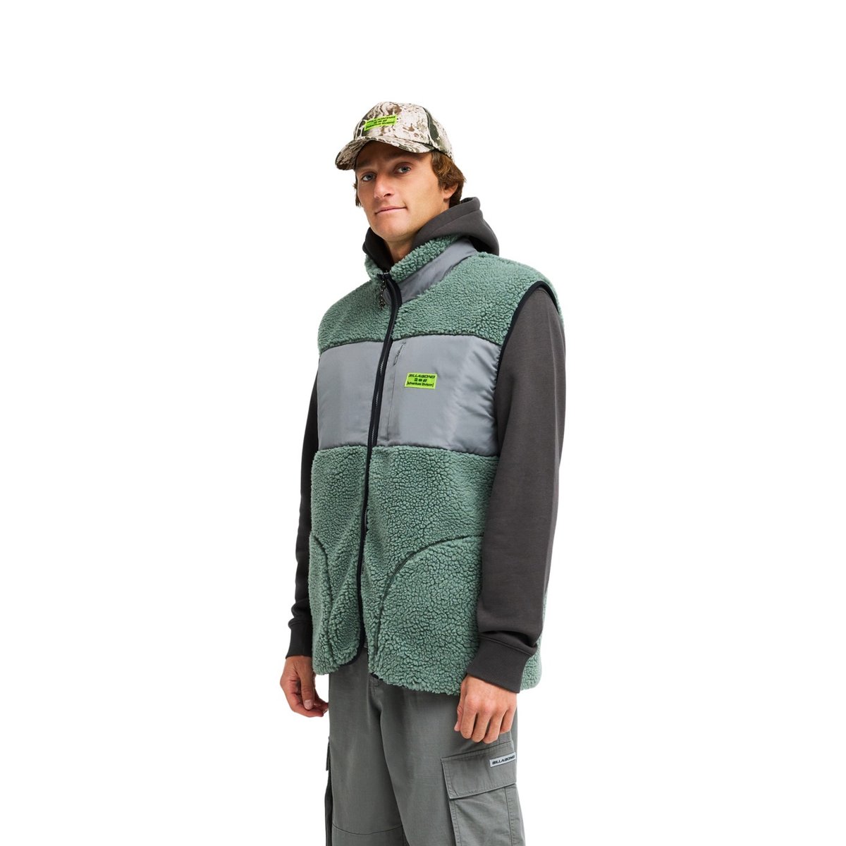 Veste sans manches en polaire CANYON TRAIL vert laurel wreath, BILLABONG