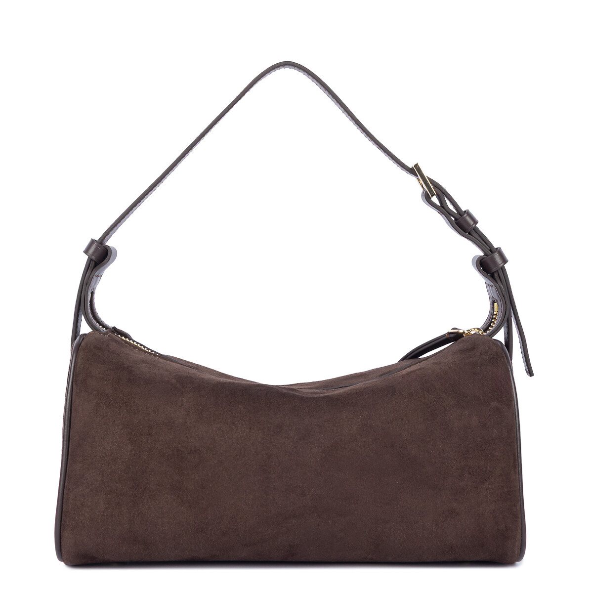 Sac à main en cuir velours, SUEDE marron, LANCASTER