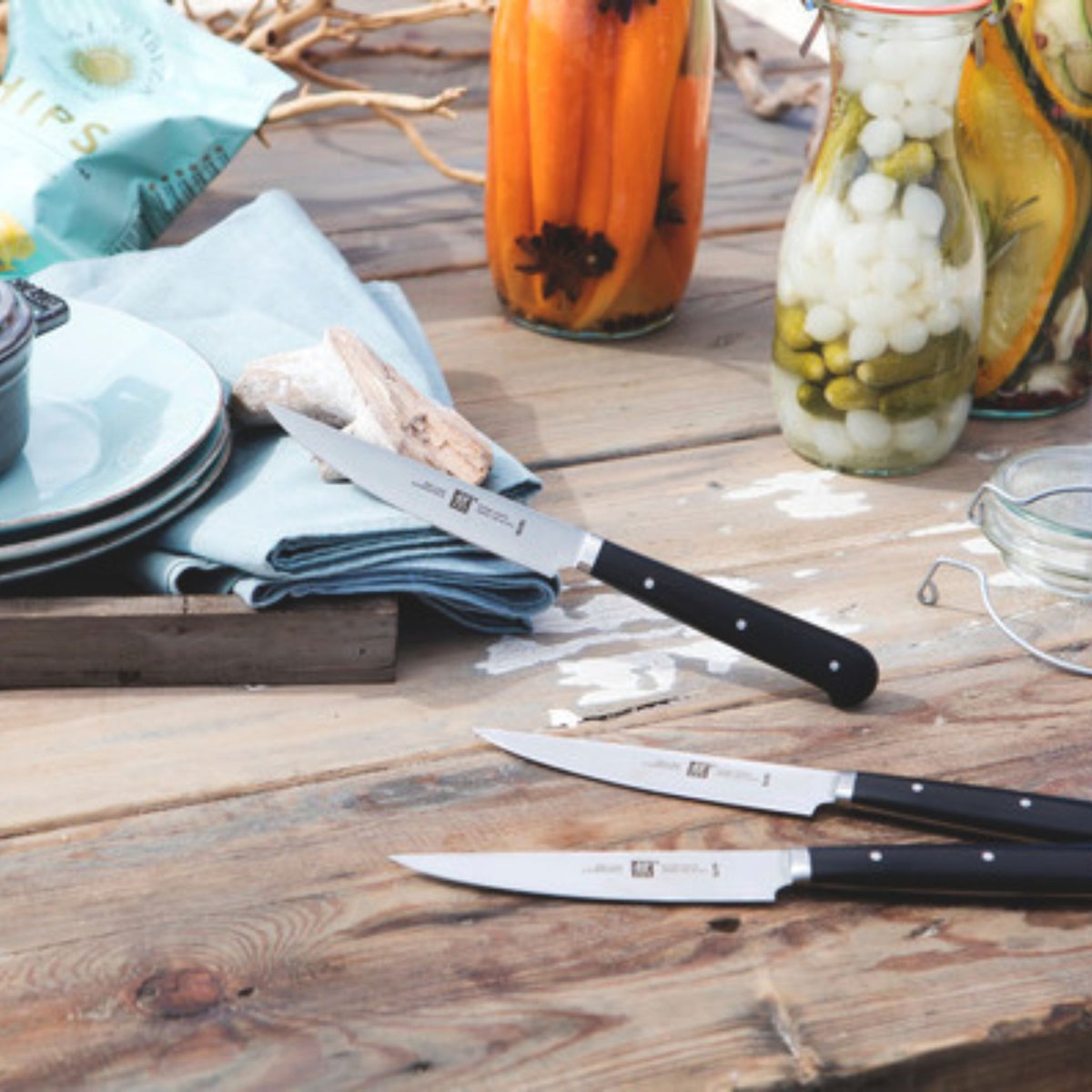 Couteaux à steak 6-pcs couleur unique, ZWILLING