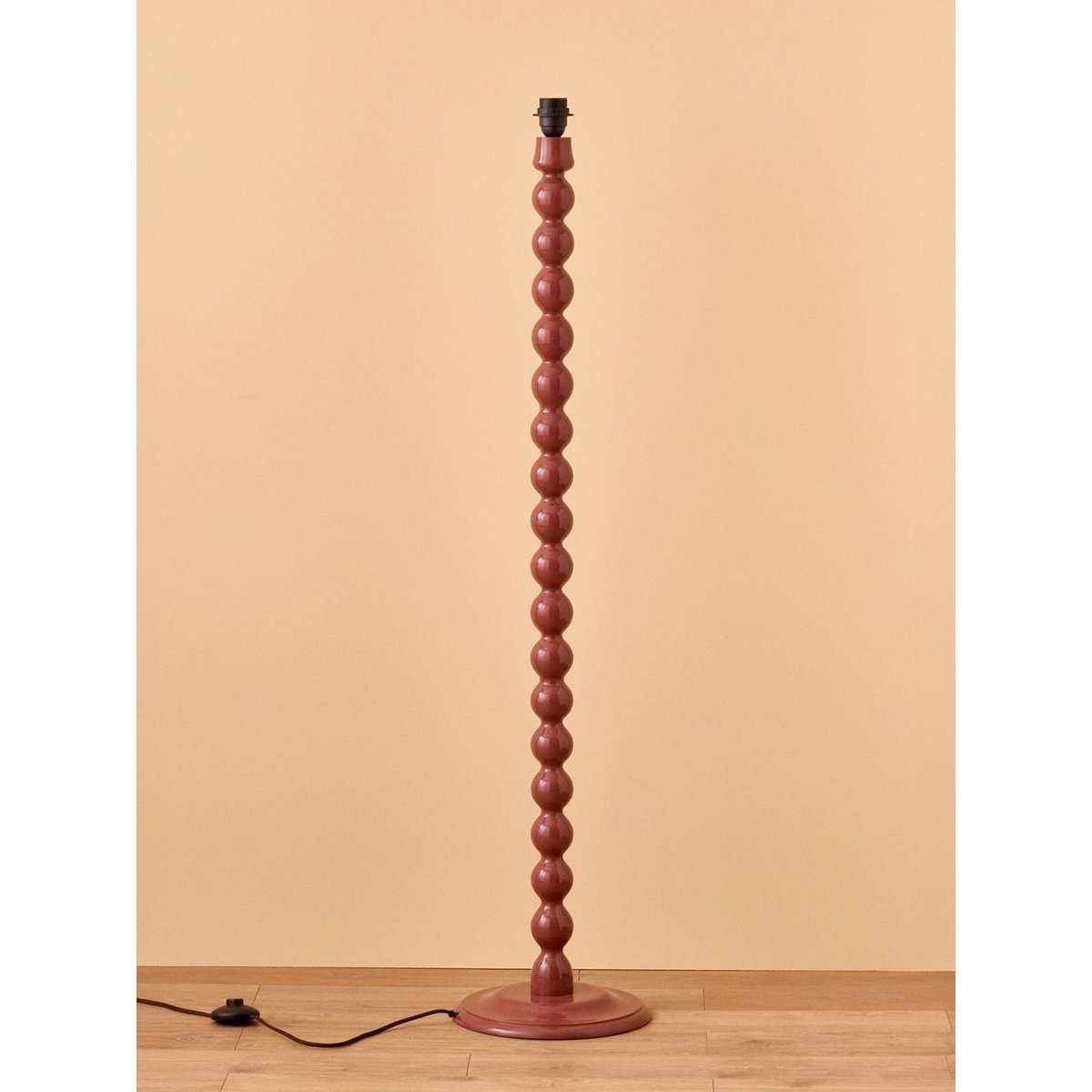 Pied de lampe en bois Bertille - Grand Modèle bordeaux, CYRILLUS