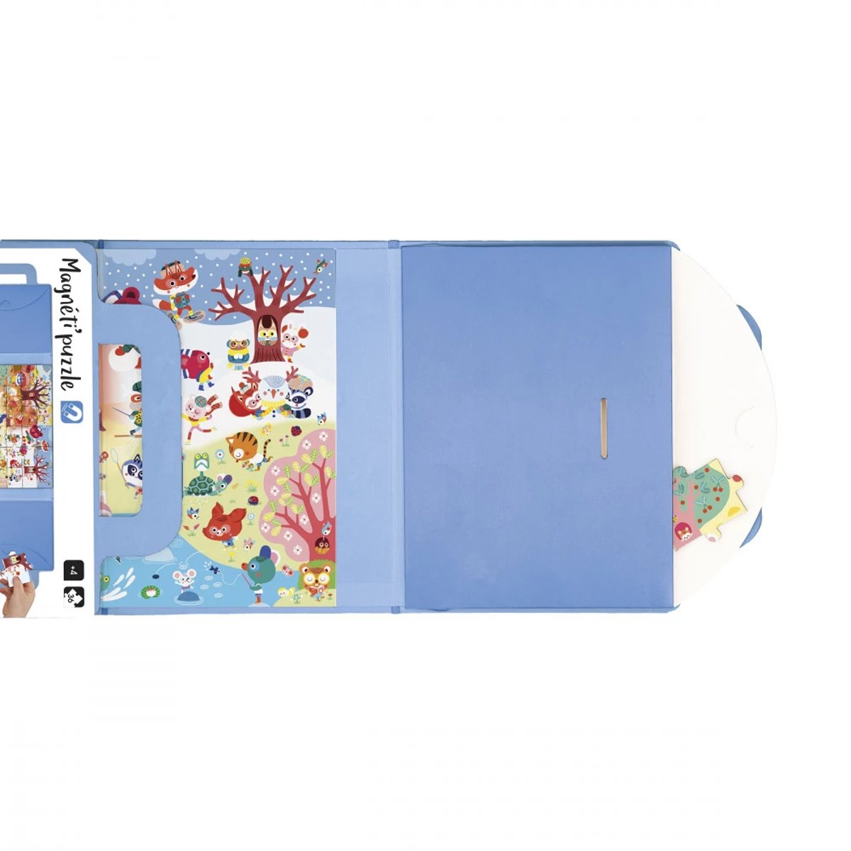 Puzzle Magnéti'puzzle Les 4 Saisons 36 Pcs couleur unique, JANOD