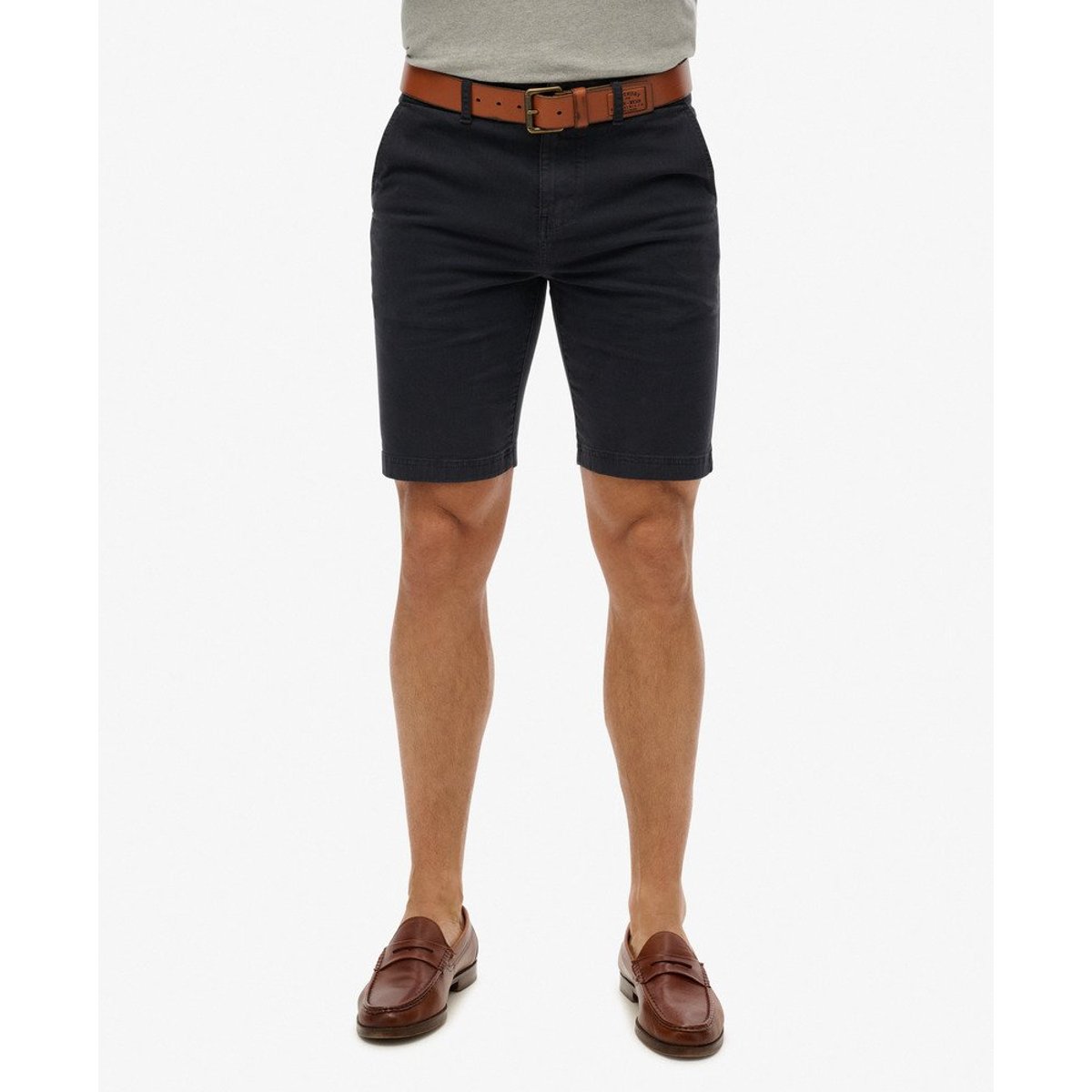 Short Chino International Coupe Ajustée bleu marine éclipse, SUPERDRY