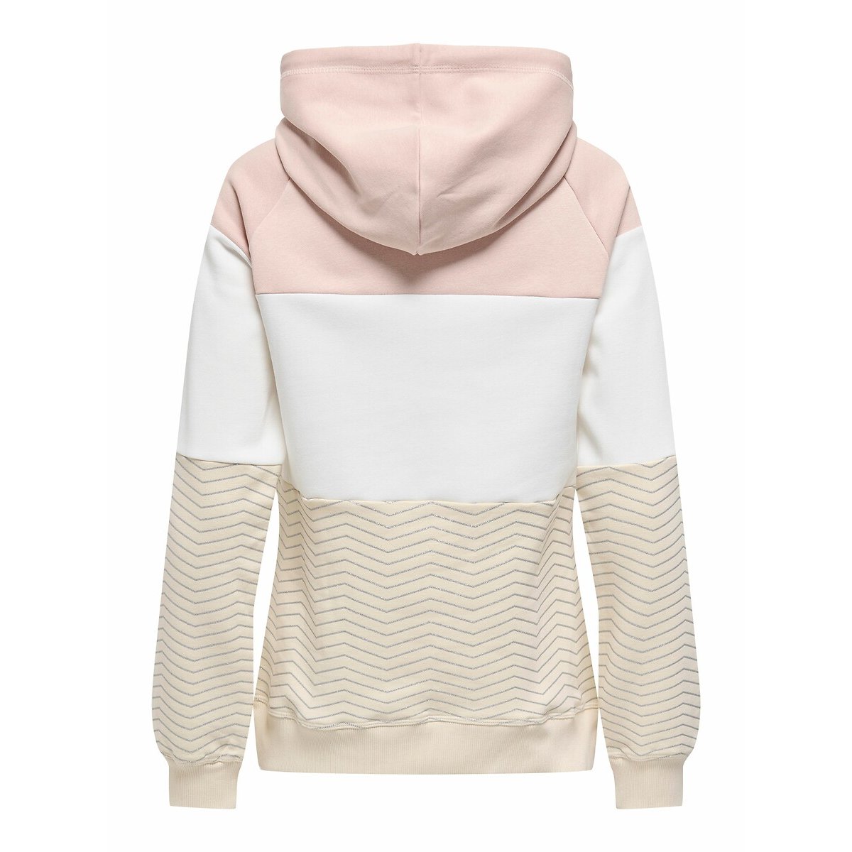 Hoodie pink/beige, ONLY