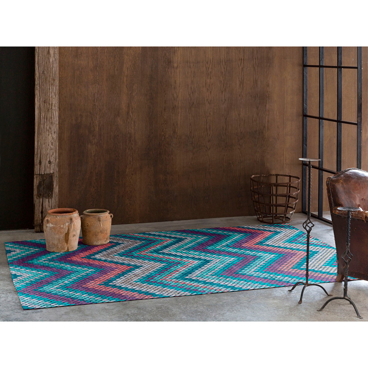 Tapis de salon PUNTO multicolore, NAF NAF HOME