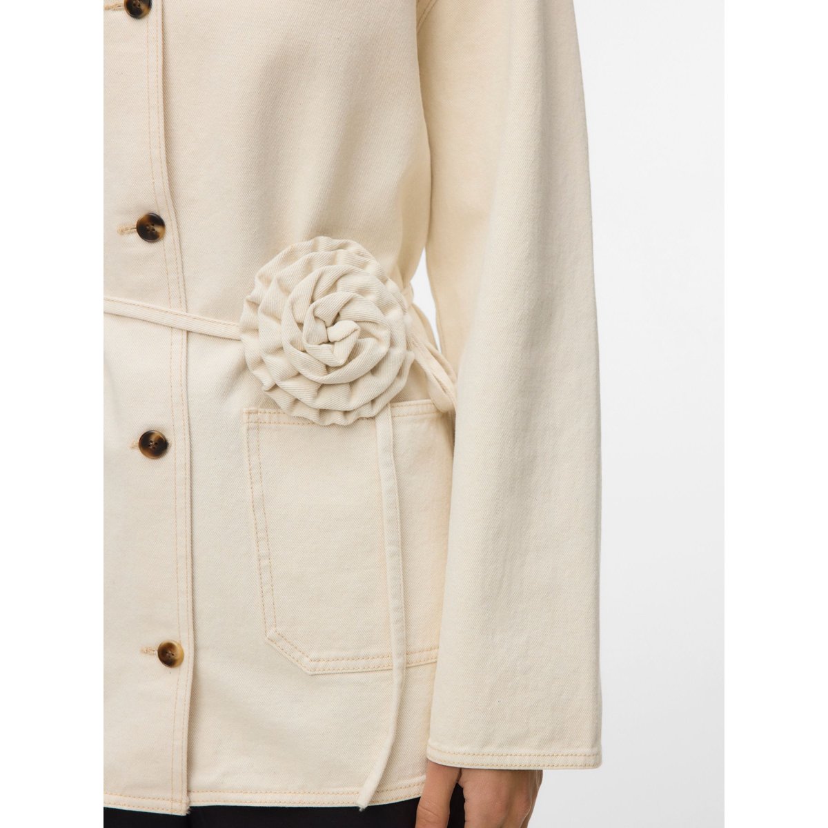 Veste En Jean ecru, VERO MODA