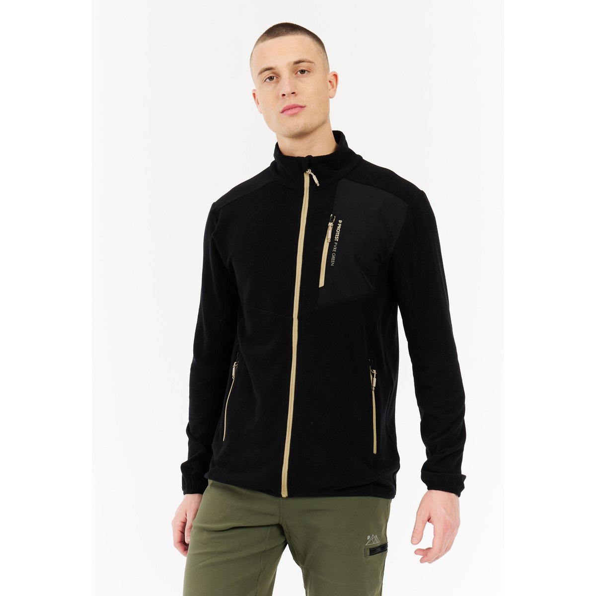 Haut entièrement zippé PRTPALLAS true black, PROTEST