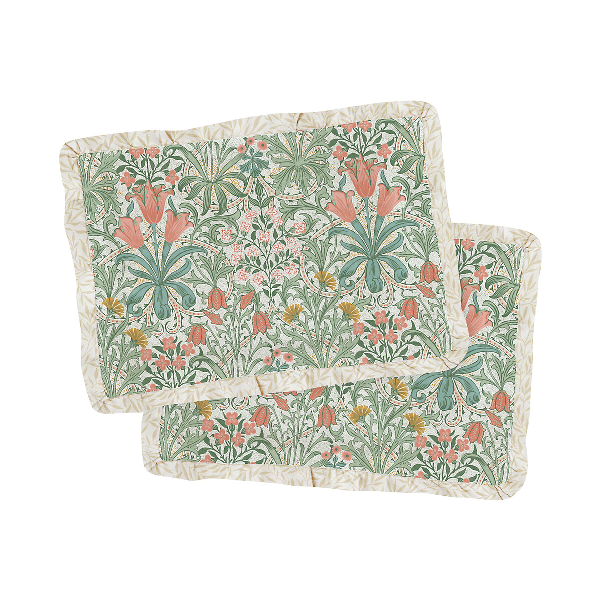 Set of 2 Kitchen Garden Placemats green, WILLIAM MORRIS AT HOME